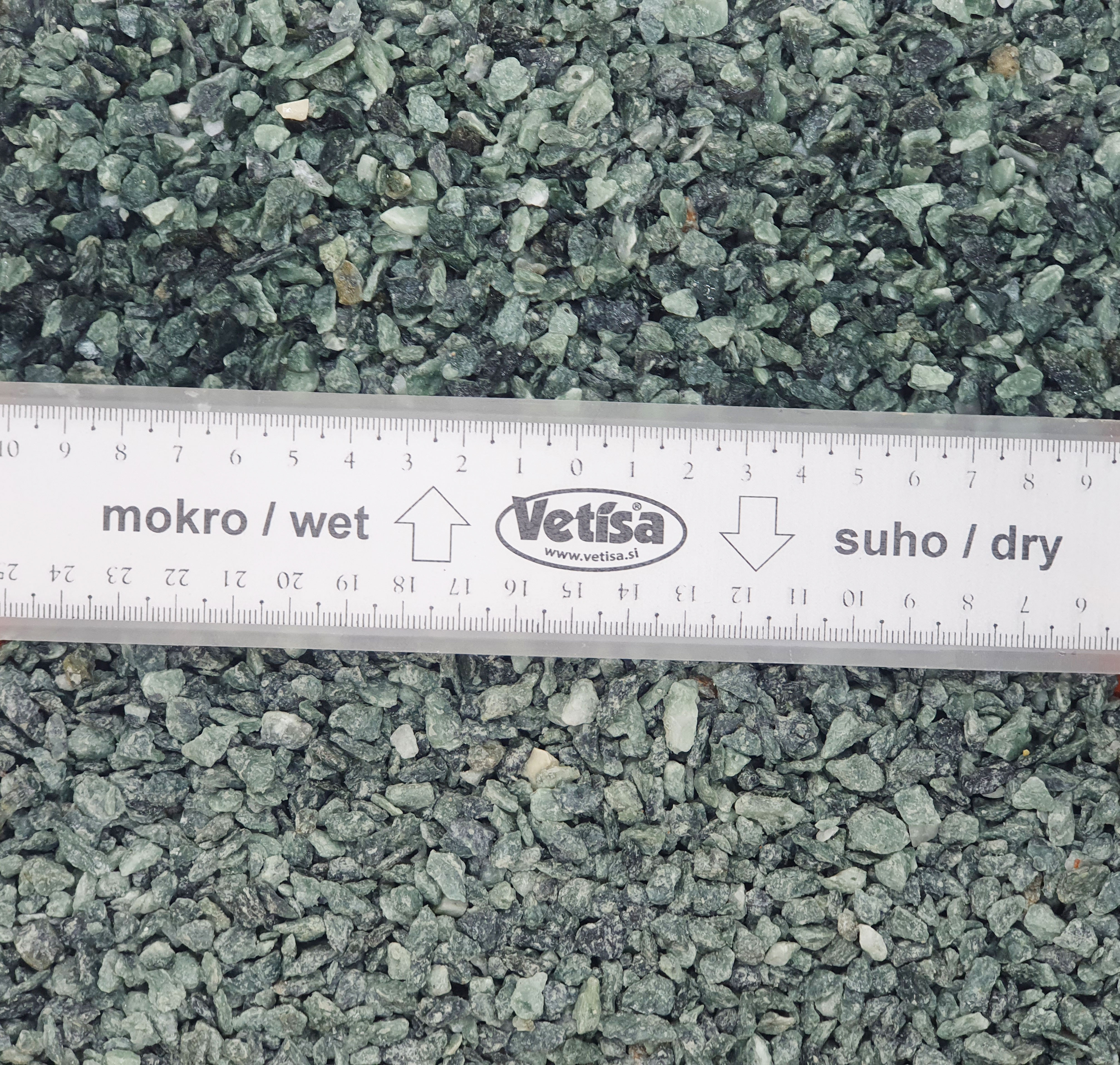 Vetisa- Verde Alpi 10KG ( 6-9 mm)-120/p-Zeleni mramor pijesak